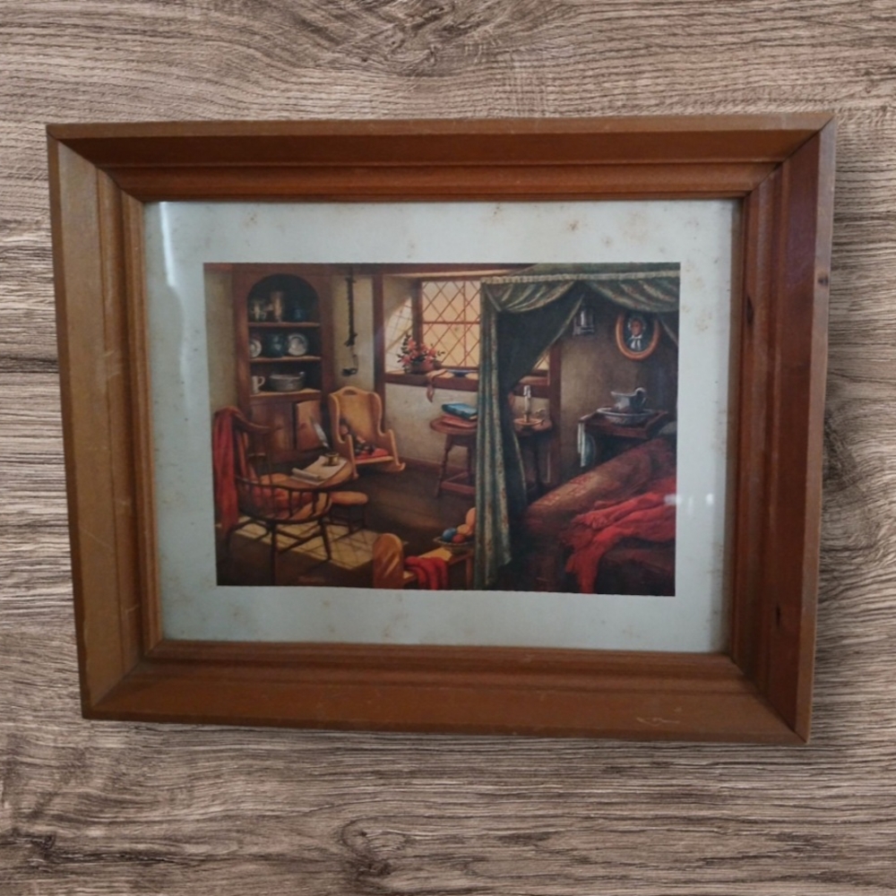 💥The Lonely Elders | Rare Find Vintage Art